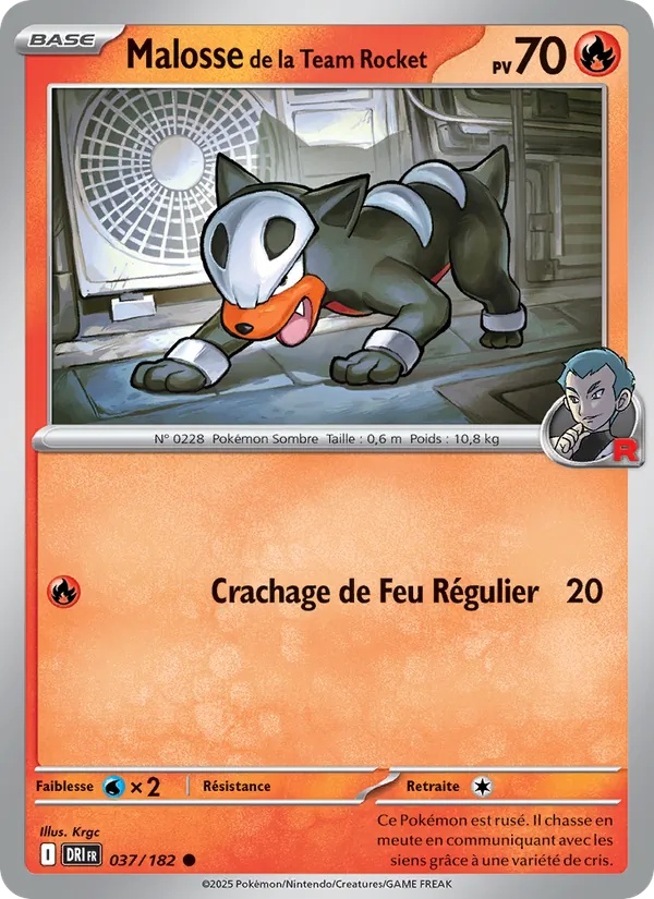 Malosse de la Team Rocket 037/182 - Rivalités Destinées - Pokémon JCC