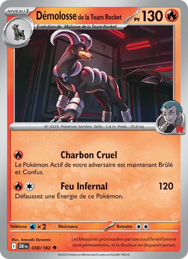 Démolosse de la Team Rocket 038/182 - Rivalités Destinées - Pokémon JCC