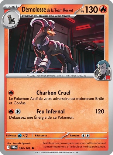 Démolosse de la Team Rocket 038/182