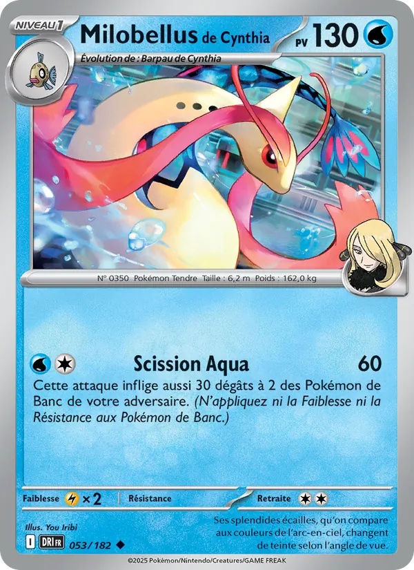 Milobellus de Cynthia 053/182 - Rivalités Destinées - Pokémon JCC