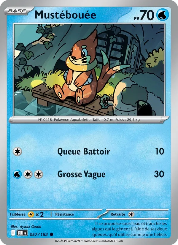 Mustébouée 057/182 - Rivalités Destinées - Pokémon JCC
