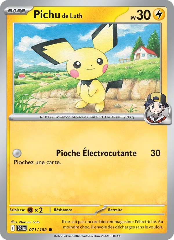 Pichu de Luth 071/182 - Rivalités Destinées - Pokémon JCC