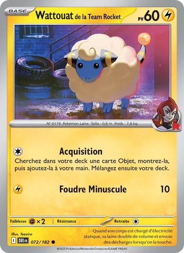 Wattouat de la Team Rocket 072/182