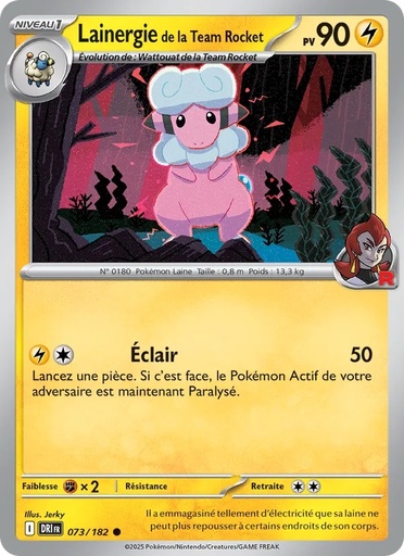 Lainergie de la Team Rocket 073/182
