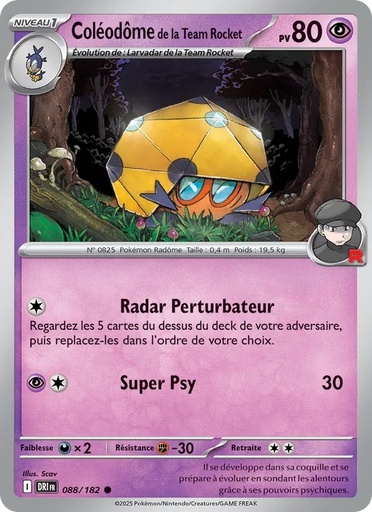 Coléodôme de la Team Rocket 088/182