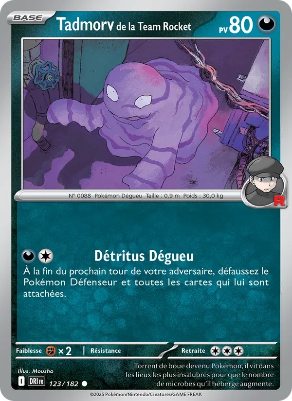Tadmorv de la Team Rocket 123/182 - Rivalités Destinées - Pokémon JCC