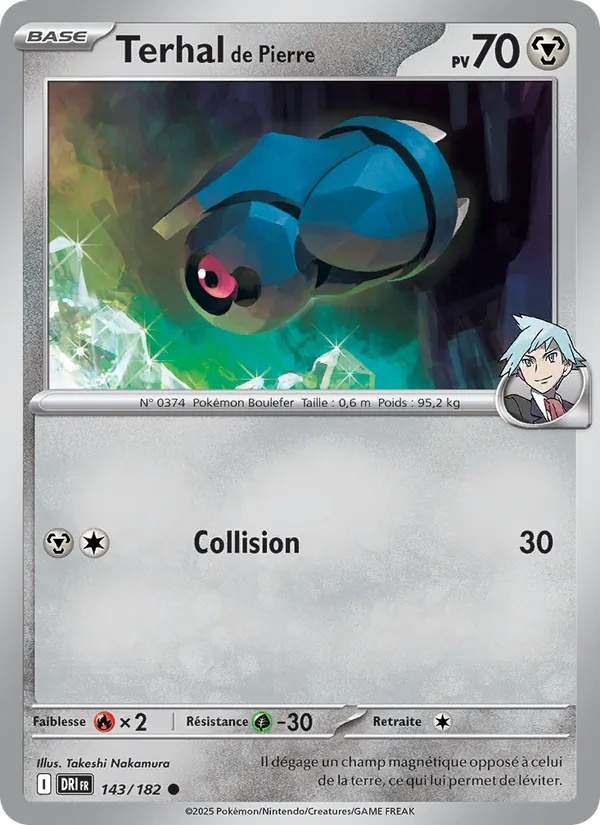 Terhal de Pierre 143/182 - Rivalités Destinées - Pokémon JCC