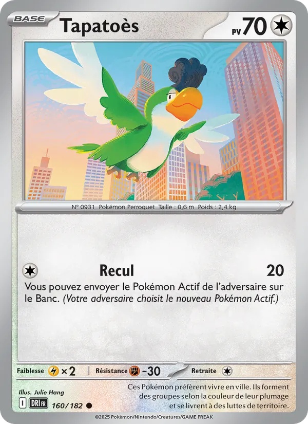 Tapatoès 160/182 - Rivalités Destinées - Pokémon JCC