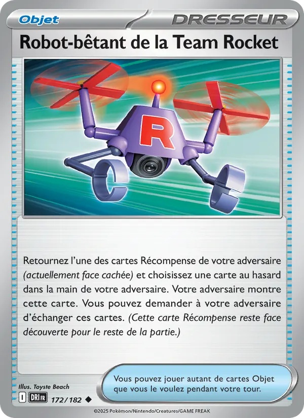 Robot-bêtant de la Team Rocket 172/182 - Rivalités Destinées - Pokémon JCC