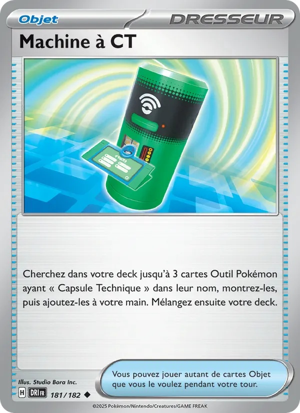 Machine à CT 181/182 - Rivalités Destinées - Pokémon JCC