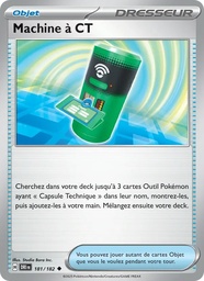 Machine à CT 181/182 - Rivalités Destinées - Pokémon JCC