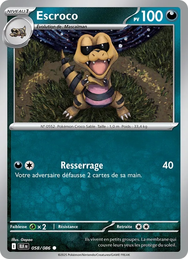 Escroco 058/86