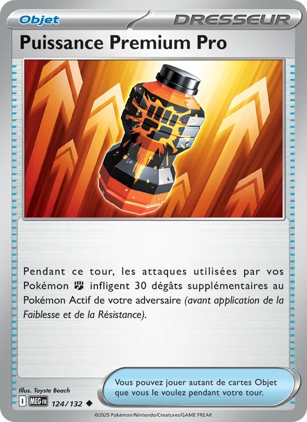 Puissance Premium Pro 124/132 - Méga-Évolution - Pokémon JCC
