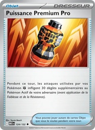 Puissance Premium Pro 124/132 - Méga-Évolution - Pokémon JCC