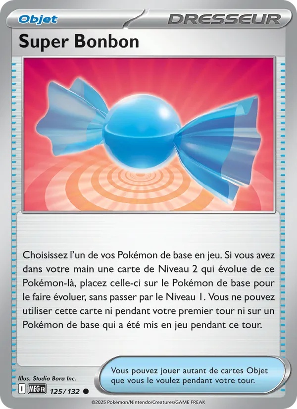 Super Bonbon 125/132 - Méga-Évolution - Pokémon JCC