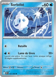 Sorbébé 027/86 - Flamme Blanche - Pokémon JCC