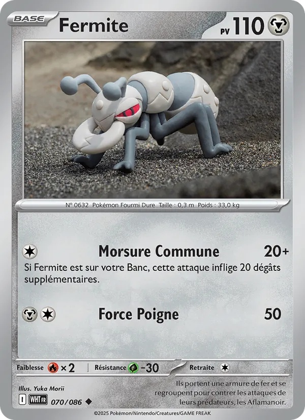 Fermite 070/86 - Flamme Blanche - Pokémon JCC