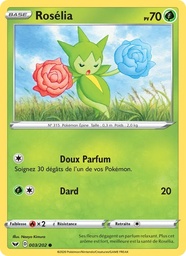 Rosélia 3/202 - Épée et Bouclier - Pokémon JCC