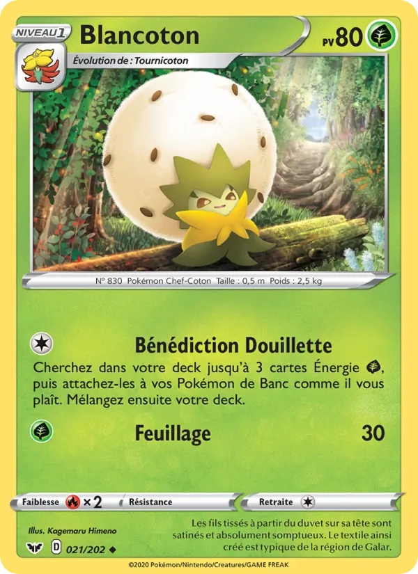Blancoton 21/202 - Épée et Bouclier - Pokémon JCC