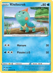 Khélocrok 60/202 - Épée et Bouclier - Pokémon JCC