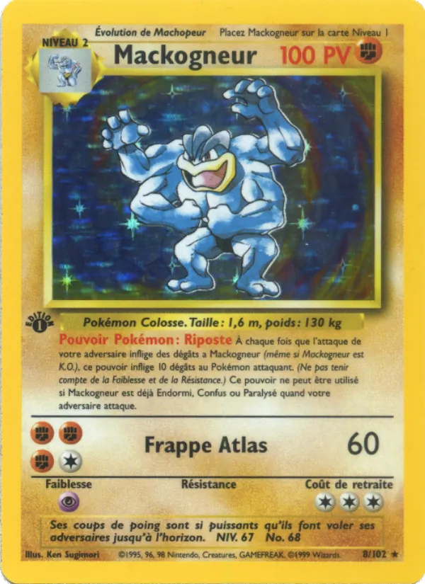 Mackogneur 8/102 - Set de Base - Firstedition - Pokémon JCC