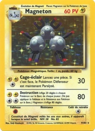 Magnéton 9/102 - Set de Base - 1re Édition - Pokémon JCC