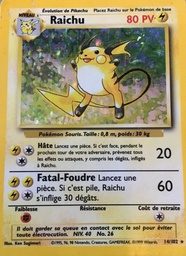 Raichu 14/102 - Set de Base - 1re Édition - Pokémon JCC