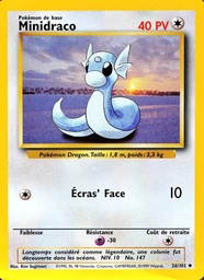 Minidraco 26/102 - Set de Base - Copyright 1999-2000 - Pokémon JCC