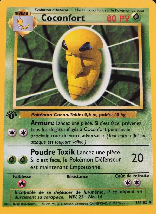 Coconfort 33/102 - Set de Base - Copyright 1999-2000 - Pokémon JCC
