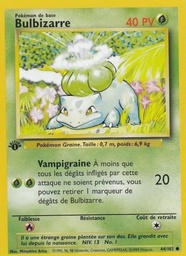 Bulbizarre 44/102 - Set de Base - Copyright 1999-2000 - Pokémon JCC