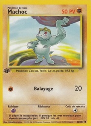 Machoc 52/102 - Set de Base - Copyright 1999-2000 - Pokémon JCC