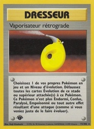Vaporisateur rétrograde 72/102 - Set de Base - Copyright 1999-2000 - Pokémon JCC