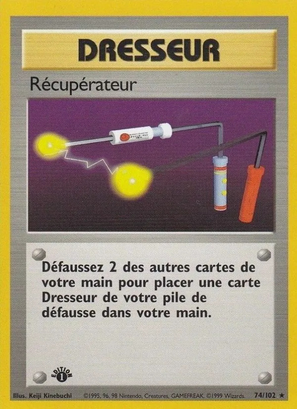 Récupérateur 74/102 - Set de Base - Copyright 1999-2000 - Pokémon JCC