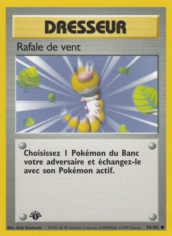 Rafale de vent 93/102 - Set de Base - Copyright 1999-2000 - Pokémon JCC