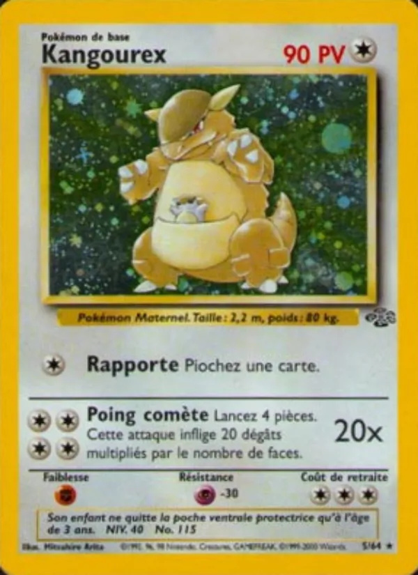 Kangourex 5/64 - Jungle - Firstedition - Pokémon JCC