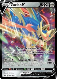 Zacian V (CRZ 095) 095/159 - Zénith Suprême - Pokémon JCC
