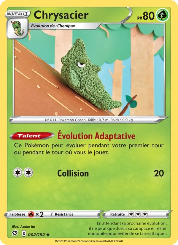 Chrysacier 2/192 - Clash des Rebelles - Pokémon JCC