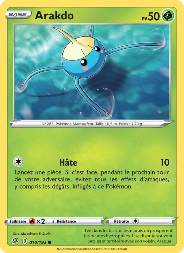 Arakdo 10/192 - Clash des Rebelles - Pokémon JCC