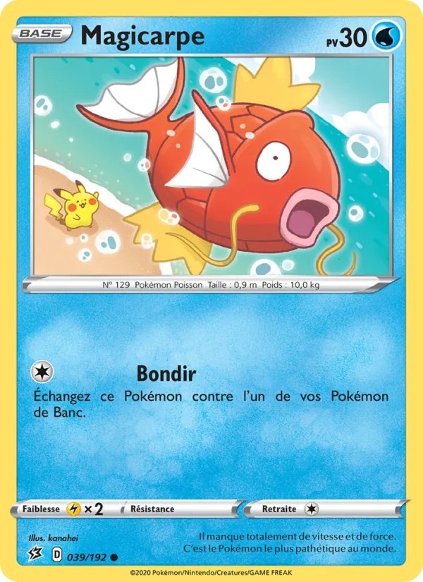 Magicarpe 39/192 - Clash des Rebelles - Pokémon JCC
