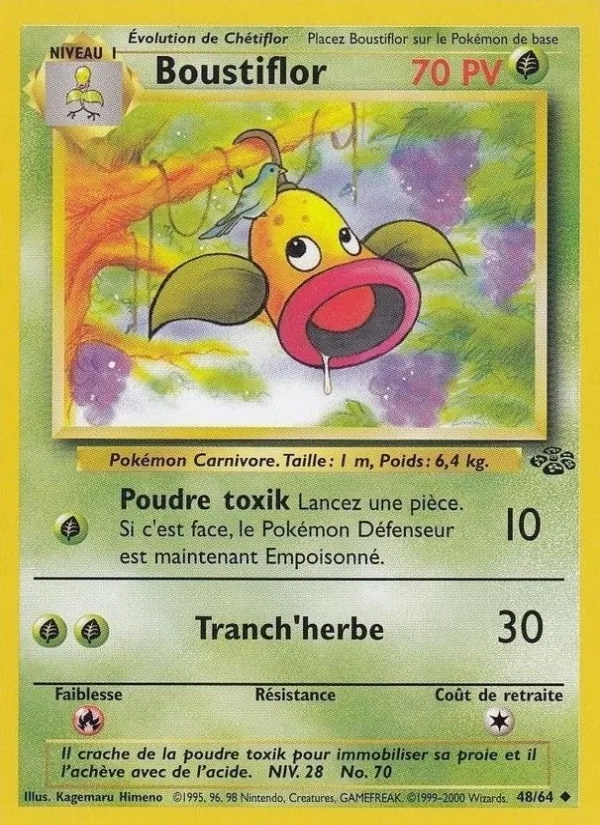 Boustiflor 48/64 - Jungle - Pokémon JCC