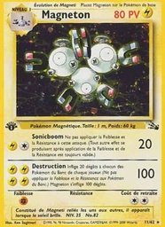 Magnéton 11/62 - Fossile - Firstedition - Pokémon JCC
