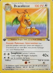 Dracolosse 19/62 - Fossile - Galaxie - Pokémon JCC