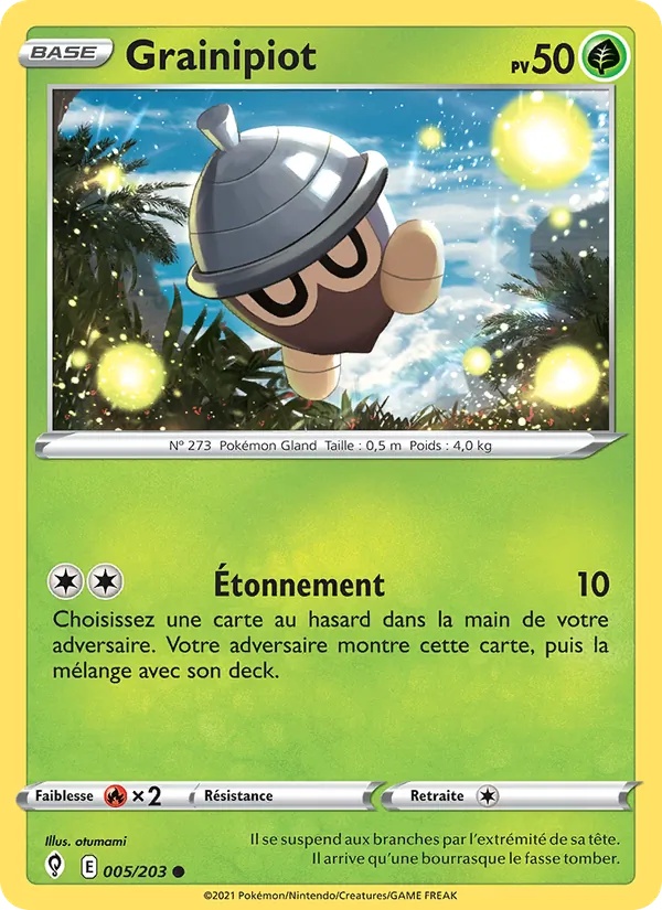 Grainipiot 5/203 - Évolution Céleste - Pokémon JCC