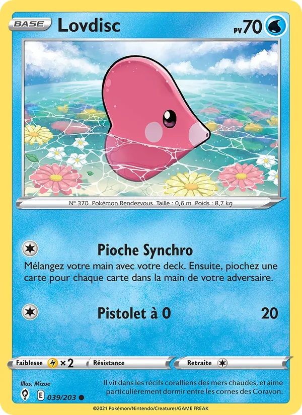 Lovdisc 39/203 - Évolution Céleste - Pokémon JCC