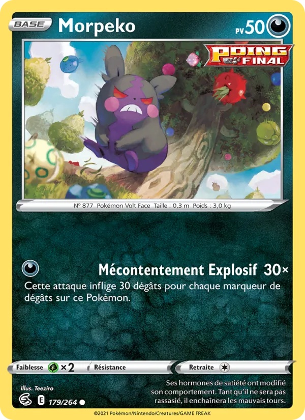 Morpeko 179/264 - Poing de Fusion - Pokémon JCC