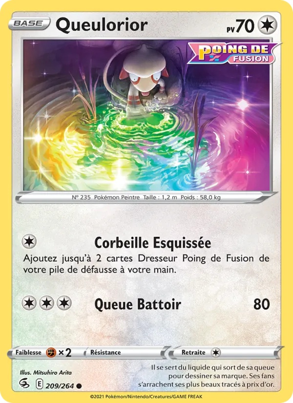 Queulorior 209/264 - Poing de Fusion - Pokémon JCC