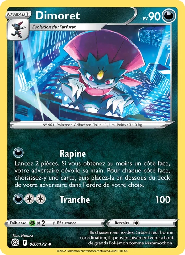 Dimoret 087/172 - Stars Étincelantes - Pokémon JCC