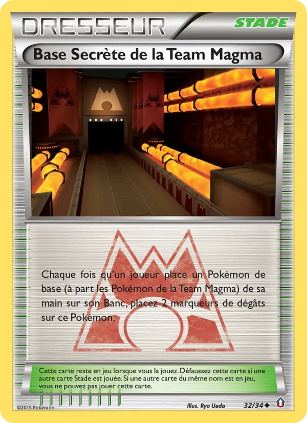 Base Secrète de la Team Magma 32/34 - Double Danger - Pokémon JCC