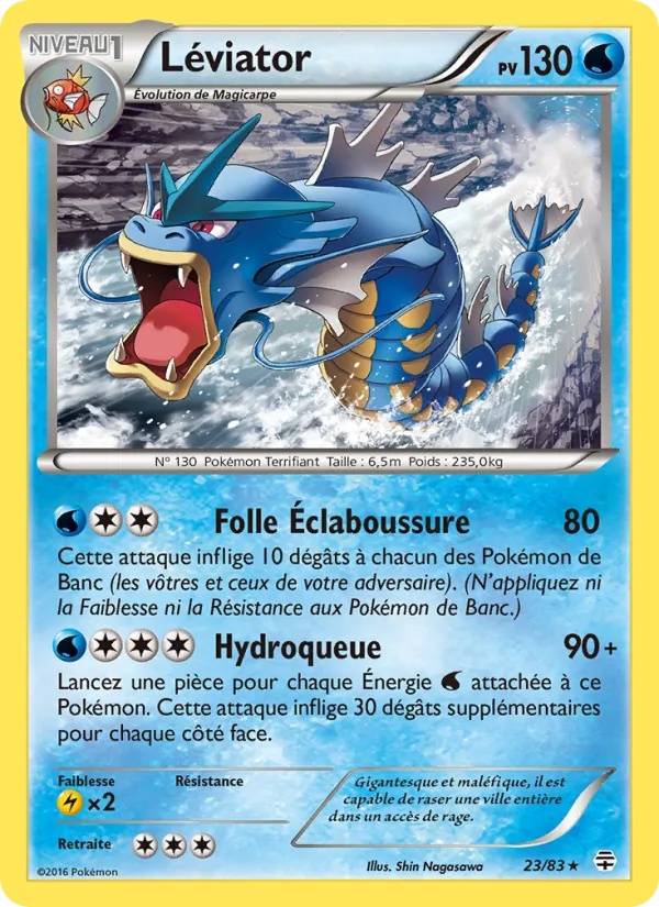 Léviator 23/83 - Générations - Pokémon JCC
