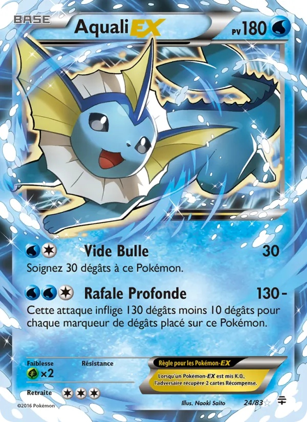 Aquali-EX 24/83 - Générations - Pokémon JCC